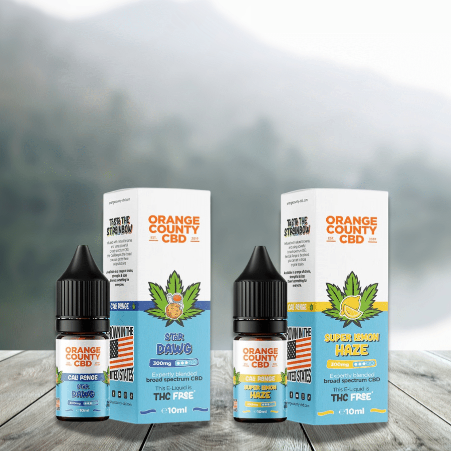 E-líquido CBD del condado de Orange 300 mg - 10 ml