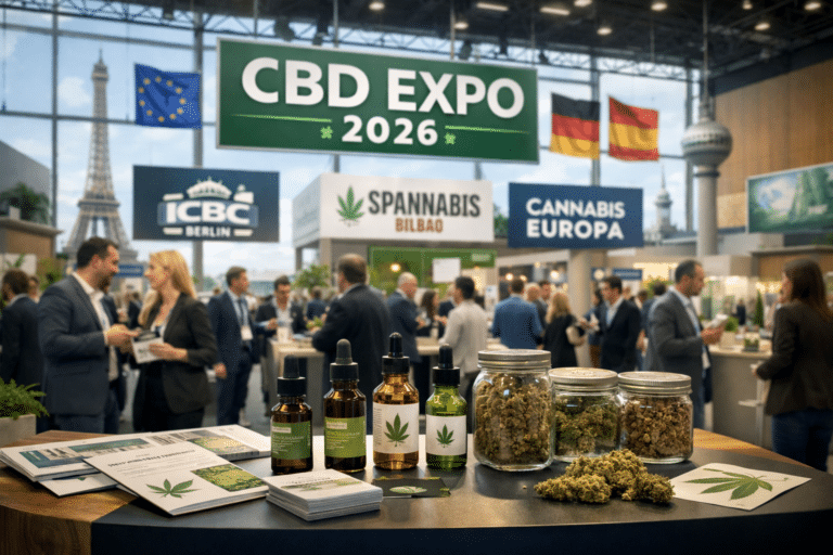 Discover the 20 best CBD trade shows in Europe in 2026: dates, cities, conferences, networking, medical cannabis, hemp and official links to prepare your professional agenda.