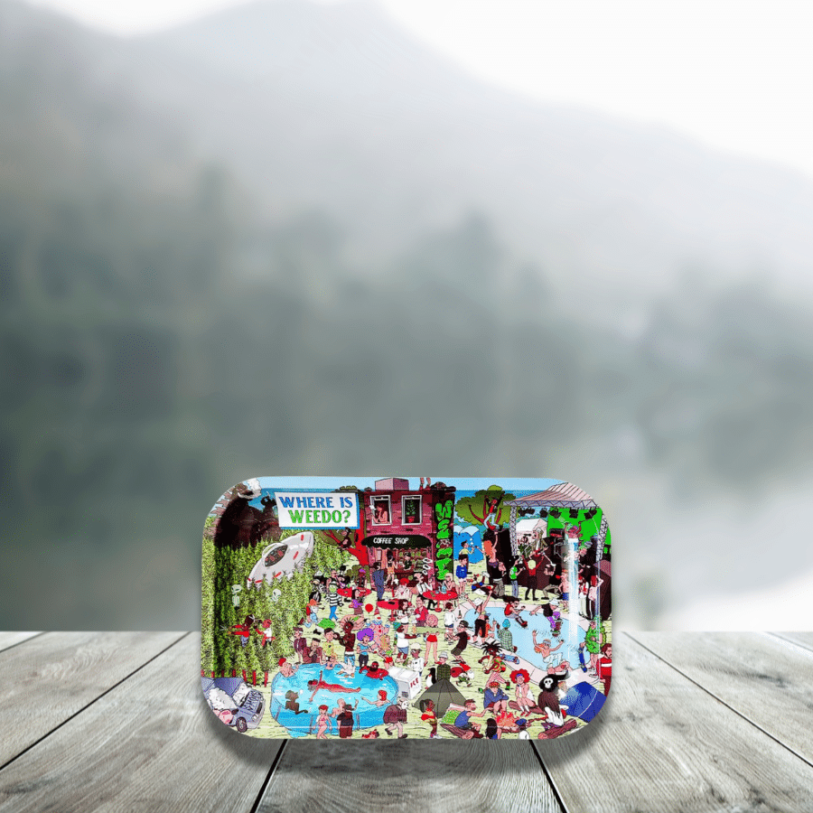 Large Rolling Tray: Large rolling tray with assorted patterns