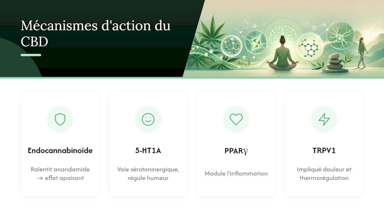 Comment le CBD agit-il concrètement sur le stress ? — overview diagram