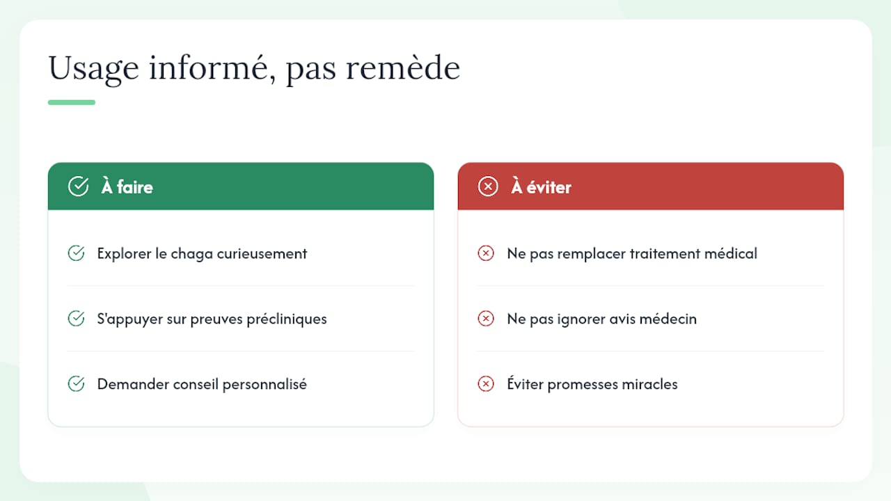 Perspective éditoriale : usage informé, pas remède miracle — overview diagram
