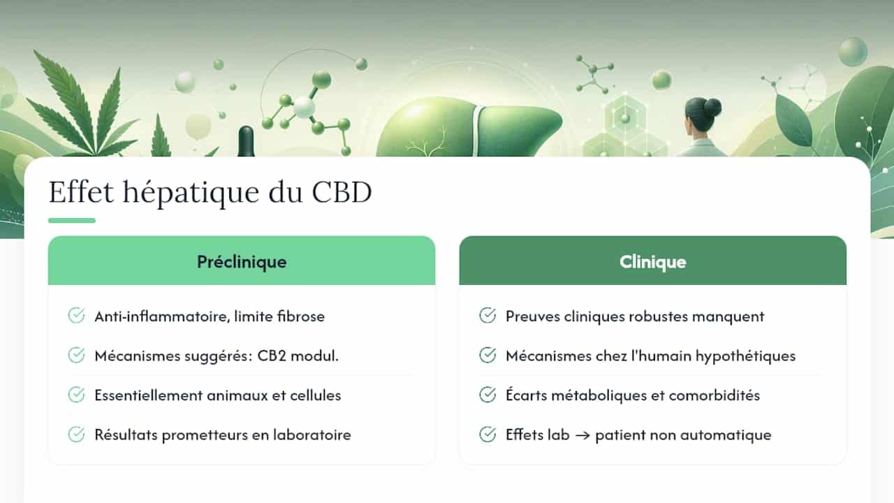 Van-e a CBD-nek védő hatása a májra? – áttekintő ábra