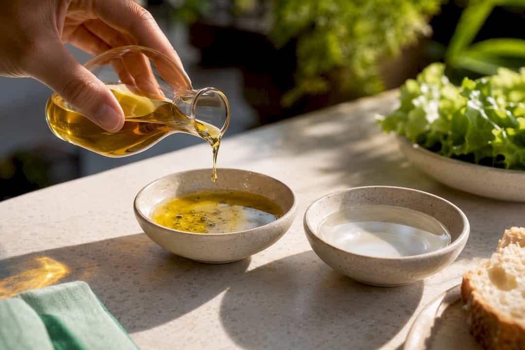 Comparaison entre les huiles MCT et d'olive en cuisine