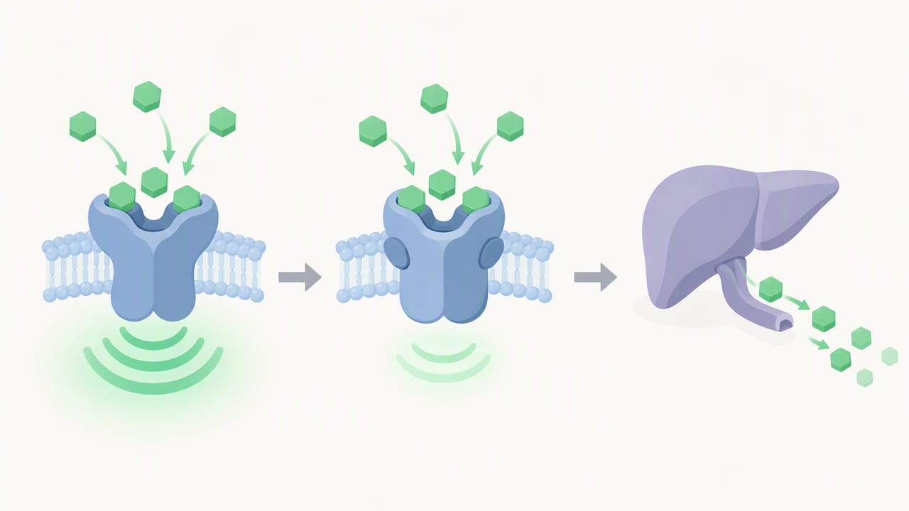 Disminución de la sensibilidad del receptor después de varias dosis