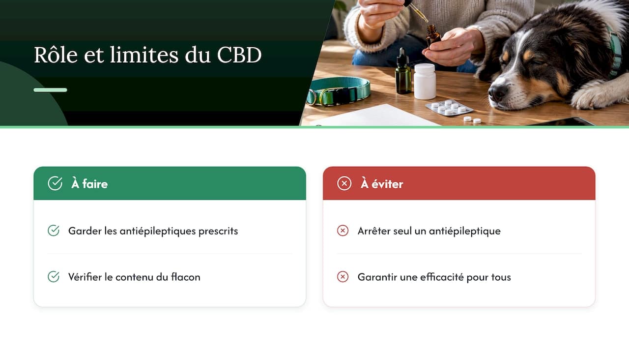 Comment le CBD agit-il sur les crises, et que ne fait-il pas ? — overview diagram